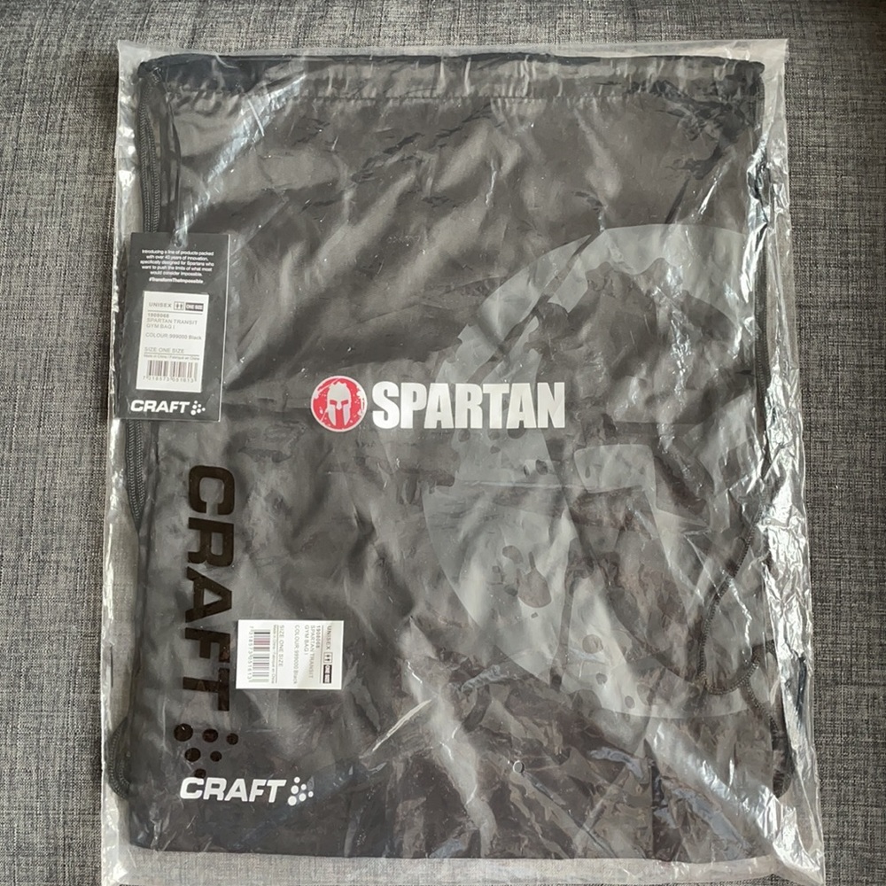 Spartan Race Craft drawstring gym bag